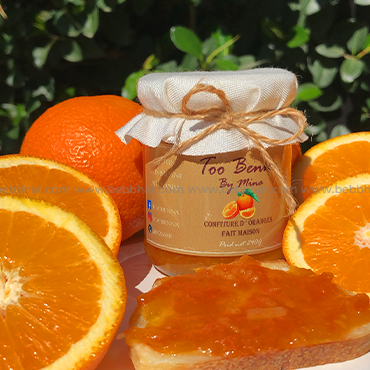 Confiture artisanale d'orange à déguster en famille ou bien à offrir comme cadeau