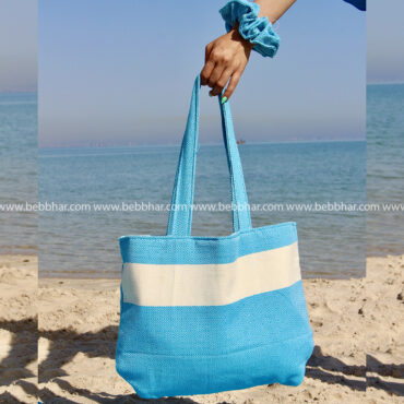 Lot de plage en fouta tunisienne 100% coton composé d'une robe poncho de taille standard, une fouta, un grand sac de plage avec doublure, une pochette fourre-tout et un chouchou