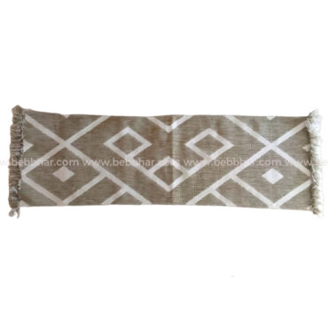 Margoum tapis de cuisine décoré par de légers motifs artisanaux pour votre cuisine